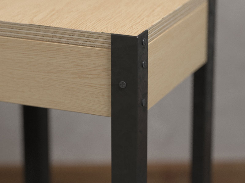 mesa comedor industrial pipe