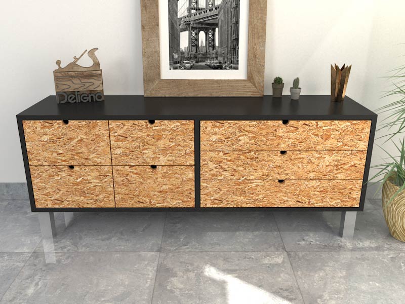 modular rustico madera osb