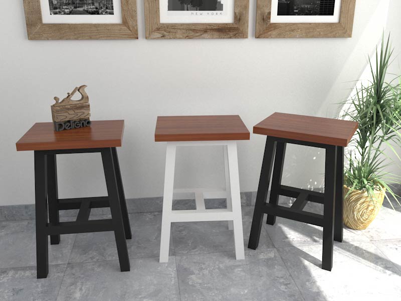taburetes de madera